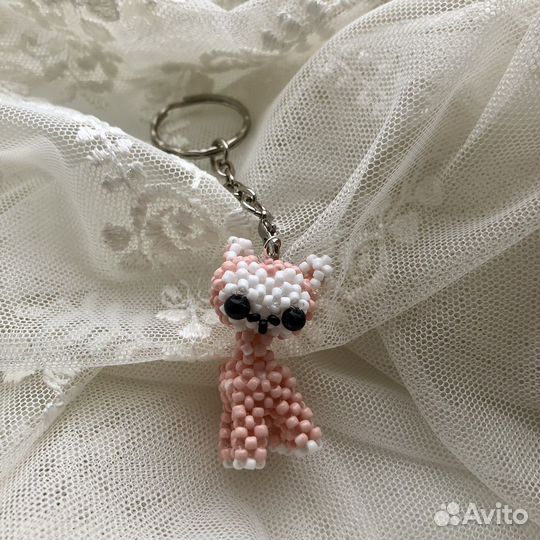 Брелок для ключей с амигуруми 