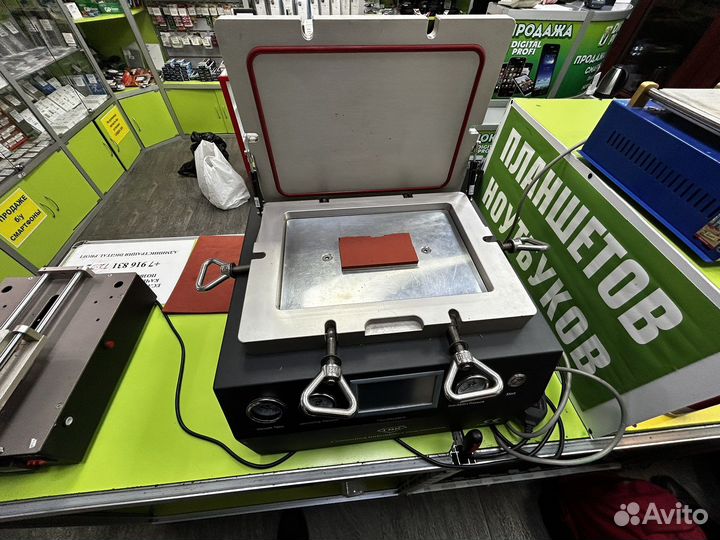 Аппарат для переклейки стекла дисплея TBK-408