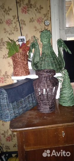 Плетение из бумажной лозы