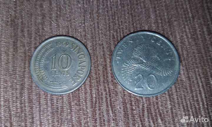 Наборы Монет Филиппины Сингапур