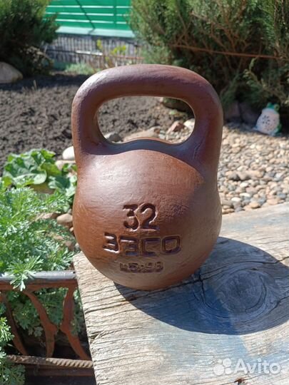 Гиря 32 кг СССР