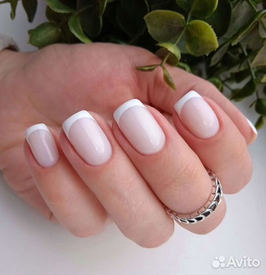 Маникюр гель лак наращивание ногтей