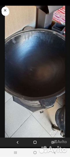 Казан 16литров печь с трубой