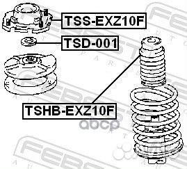 Опора передн. амортизатора L/R TSS-EXZ10F Febest