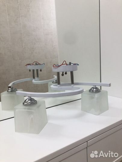 Люстра потолочная бу