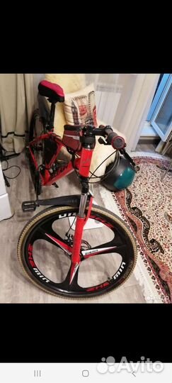 Велосипед на литых дисках