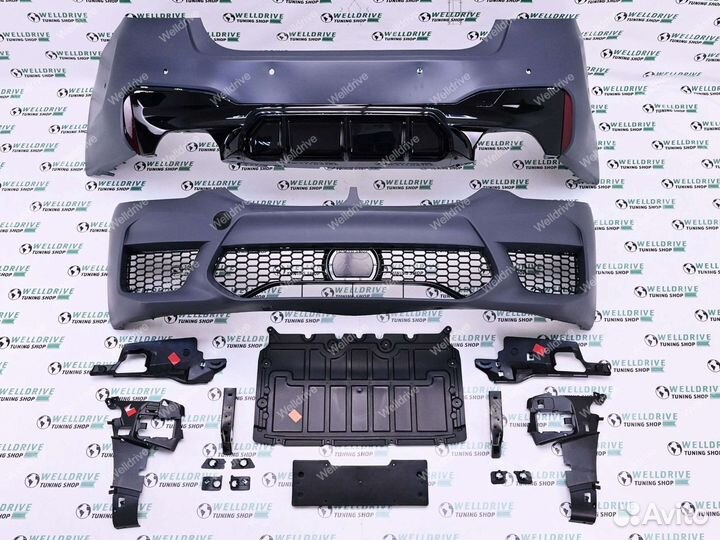 Обвес BMW 5 G30 16-20 стиль M5 F90 pre LCI