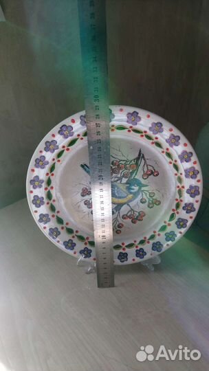 Корабль,зима,птица тарелки настенные