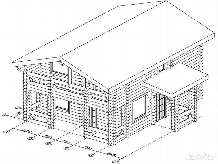 Дома из оцилиндрованного ревна. Проекты и цены