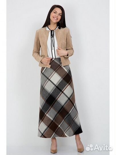 Длинная теплая юбка