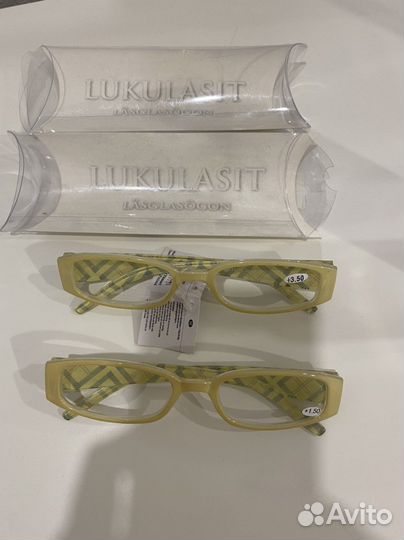 Очки + 1,50, + 3,50 диоптрия