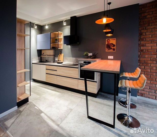 Прямая кухня на заказ от производителя