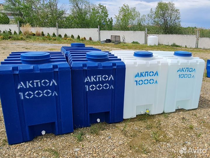 Емкость для воды / бочка пластиковая / бак