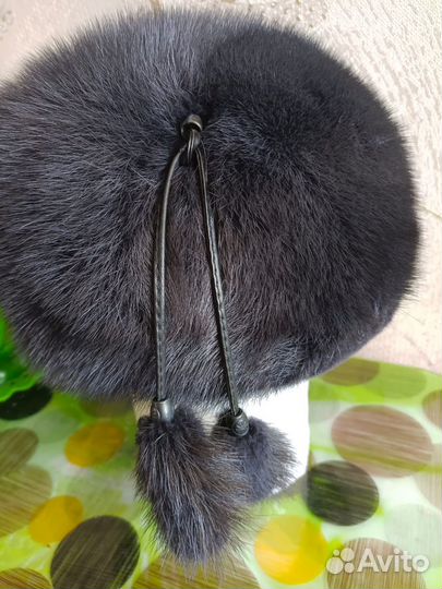 Шапка норковая женская