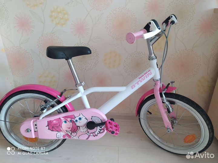 Детский велосипед фирма Btwin радиус 16бу
