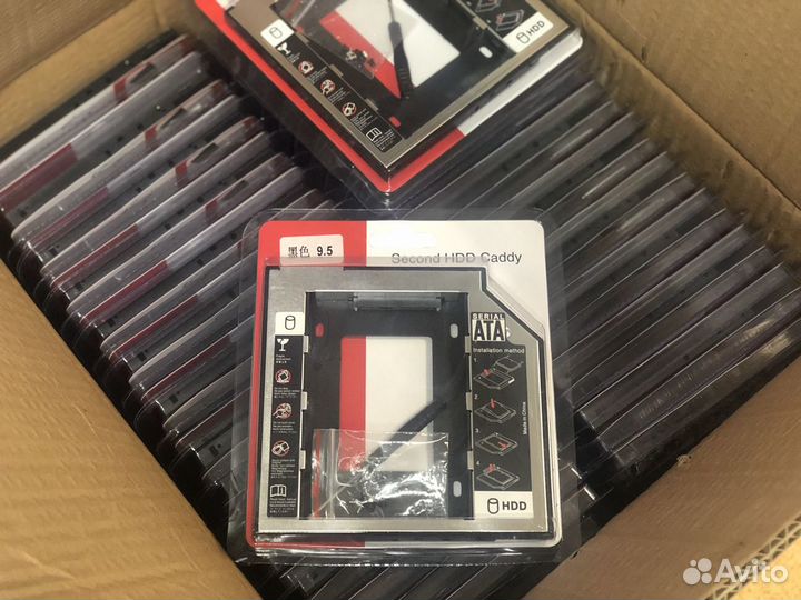 Оптибей Optibay SSD HDD 2.5 SATA 9.5 и 12.7 мм опт