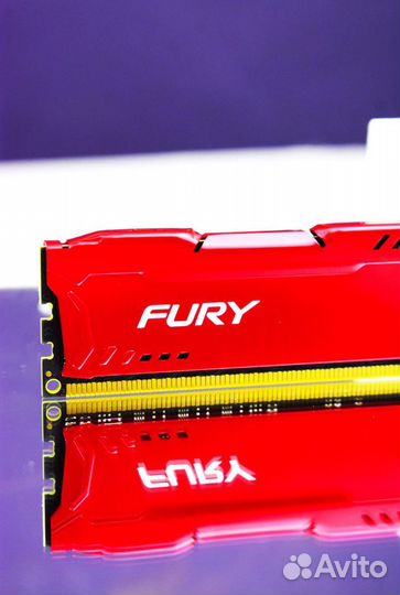 HyperX Fury DDR3 1866 мгц 2*8 гб