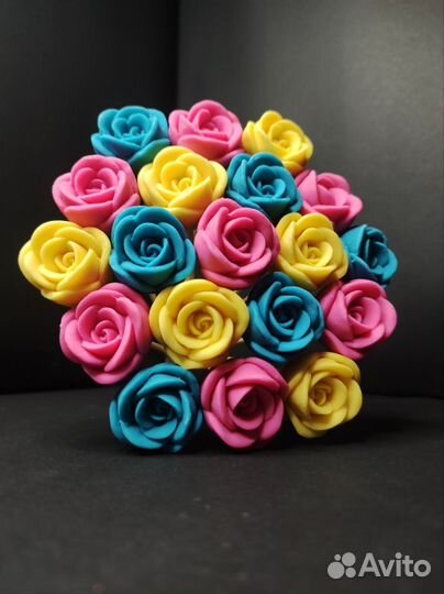 Розы из Настощего Шоколада - 19 шт в Букете