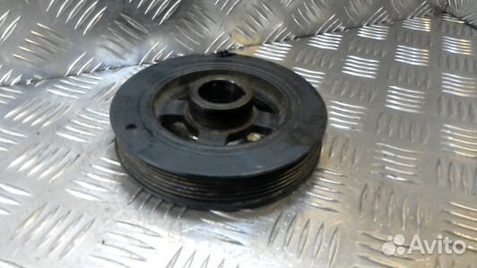 Шкив коленвала демпферный бензиновый hyundai santa