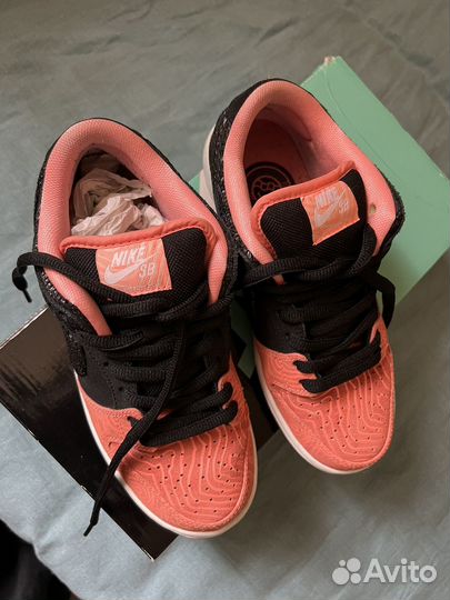 Кроссовки Premier x Nike SB Dunk Salmon 6 us 2015