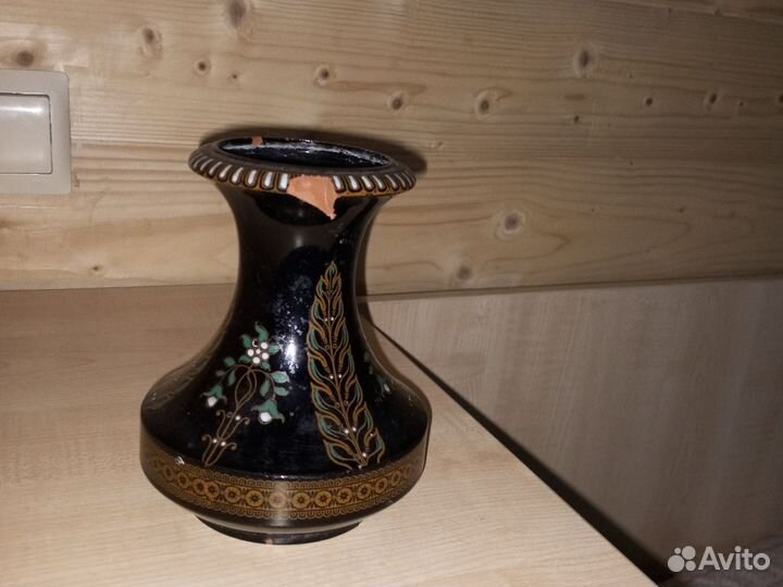 Ваза винтаж глина