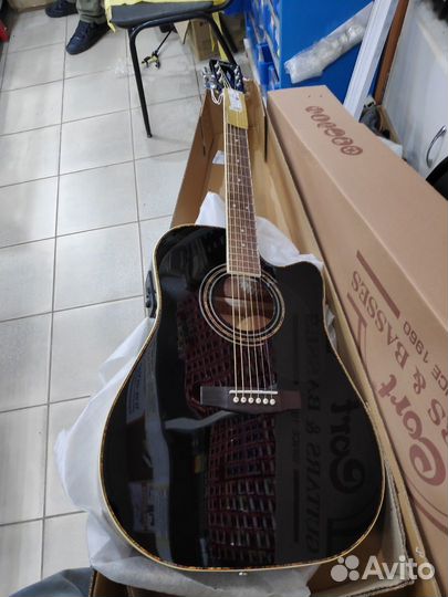 Электро-акустическая гитара cort AD880CE-BK