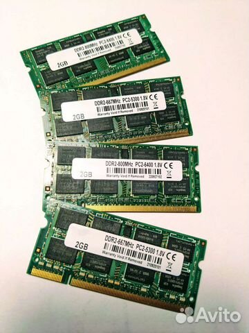Оперативная память ddr2 для ноутбука 2 gb