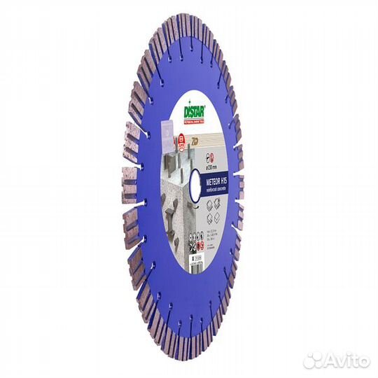 Диск алмазный Distar Meteor Н15 1A1RSS/C3-W 230*2,6/1,6*15*22,23-28 12315055018