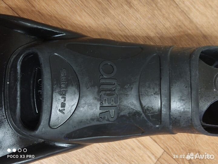 Ласты для подводной охотыomer stingray 47-48.б/у