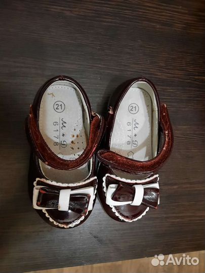 Туфли детские для девочки 21