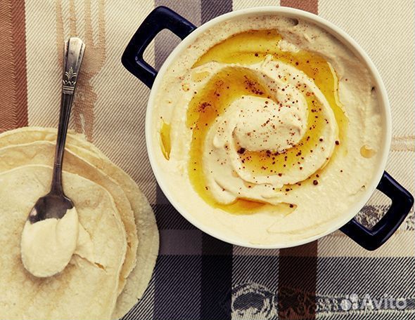 Хумус домашний с кедровыми орешками