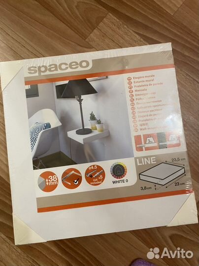 Мебельная полка Spaceo 3 шт