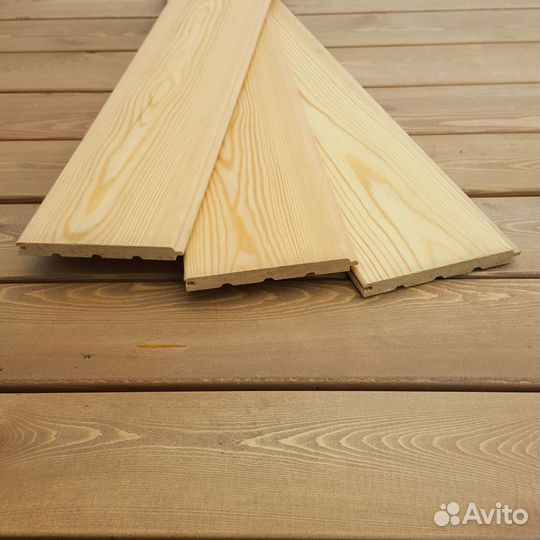 Вагонка лиственница, 14х120 мм, Сорт ав