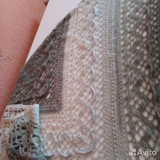 Шаль бактус ручная работа