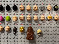 Lego головы от различных минифигурок