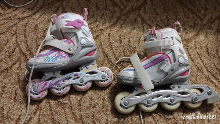 Ролики детские и комплект защиты