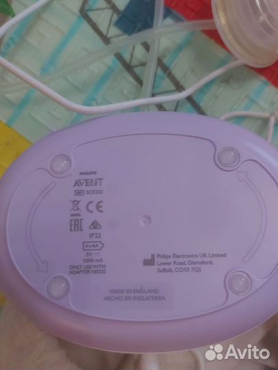 Молокоотсос avent электрический