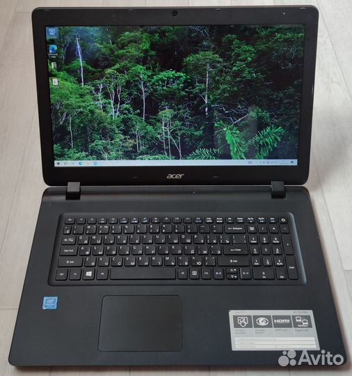 Acer дисплей 17.3\Intel - 4 ядра\SSD 128\Акб 4ч