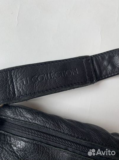 Ecco сумка планшет кожа варёная