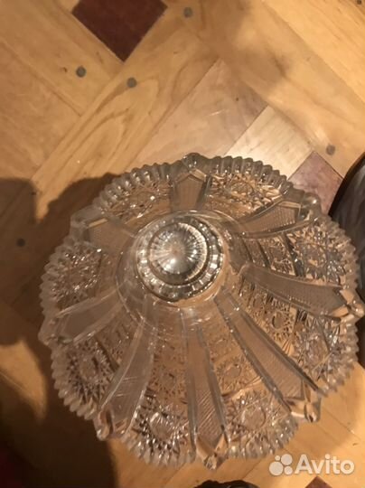 Вазы хрустальные