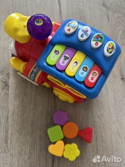 Музыкальный развивающий паровозик