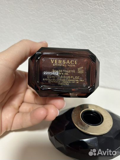 Versace crystal noir туалетная вода