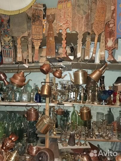 Чайник медь, латунь умывальник, котелок, ковш