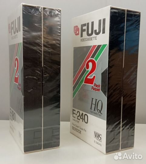 Видеокассеты Fuji E-180HQ и E-240HQ новые в пленке
