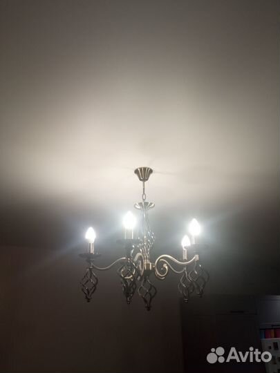 Люстра потолочная бу