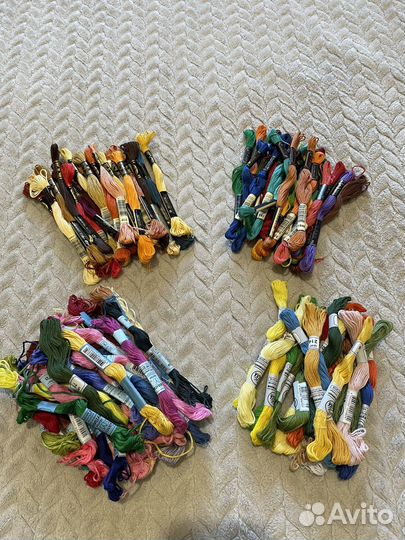 Нитки мулине DMC, Anchor, Gamma, Nitka