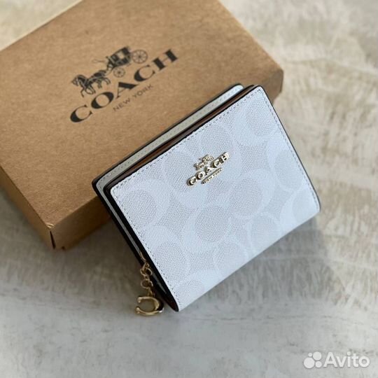 Кошелек женский coach кожа