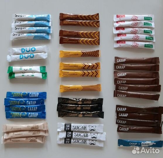 Сахар в стиках