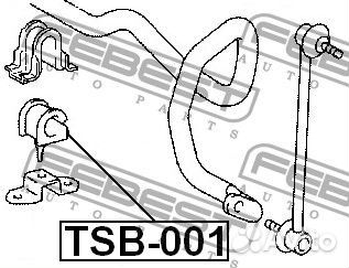 Втулка переднего стабилизатора d23