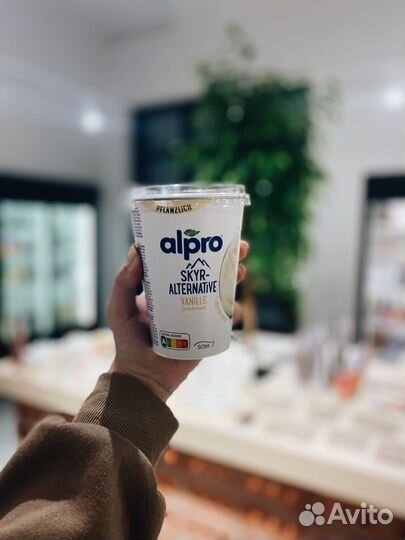 Йогурт alpro на соевой основе